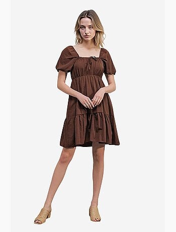 Robe évasée en popeline bdart