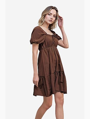 Robe évasée en popeline bdart