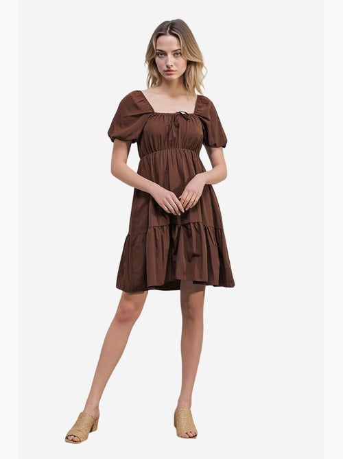 Robe évasée en popeline bdart - Kiabi