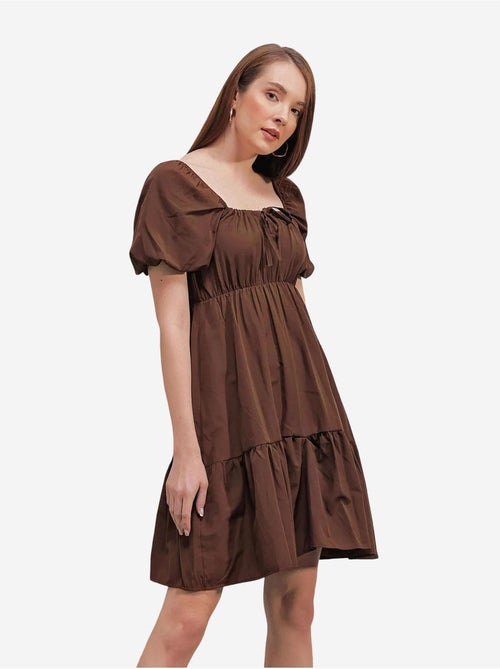 Robe évasée en popeline bdart - Kiabi
