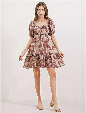 Robe évasée en popeline bdart