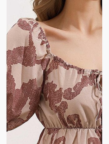 Robe évasée en popeline bdart