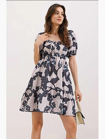 Robe évasée en popeline bdart