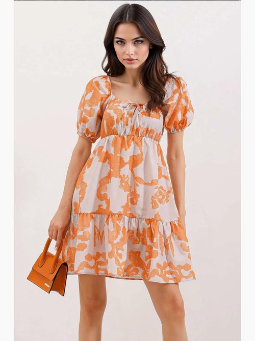 Robe évasée en popeline bdart - Kiabi Robe évasée en popeline bdart - Kiabi