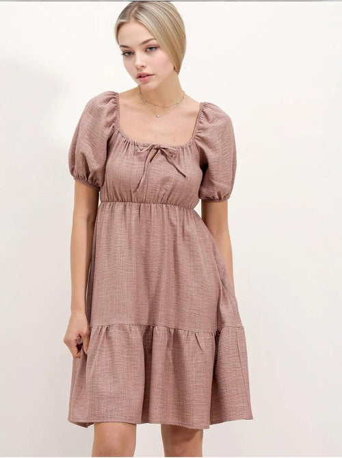 Robe évasée en popeline bdart - Kiabi Robe évasée en popeline bdart - Kiabi