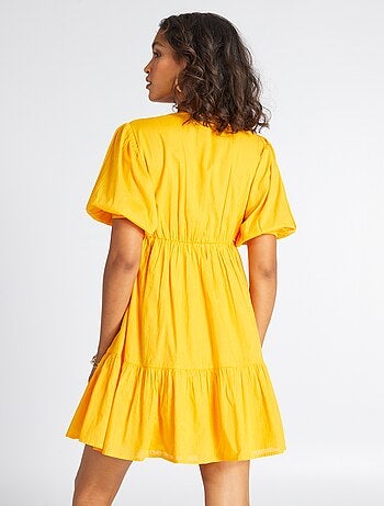 Modèle petite robe online en pagne