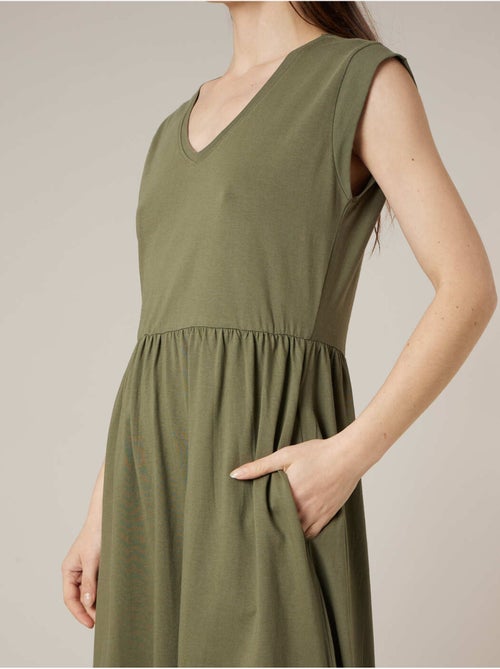 Robe évasée femme en 100% coton 'Deeluxe' - Kiabi