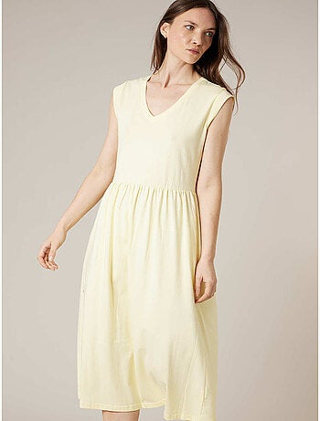 Robe évasée femme en 100% coton 'Deeluxe'