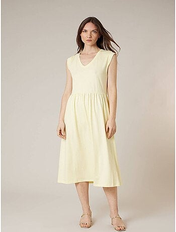 Robe évasée femme en 100% coton 'Deeluxe'