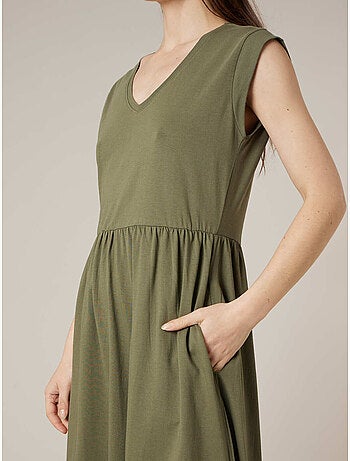 Robe évasée femme en 100% coton 'Deeluxe'