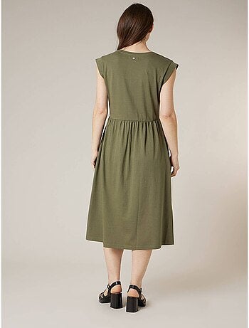 Robe évasée femme en 100% coton 'Deeluxe'