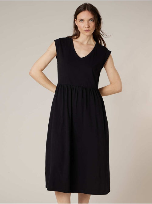 Robe évasée femme en 100% coton 'Deeluxe' - Kiabi