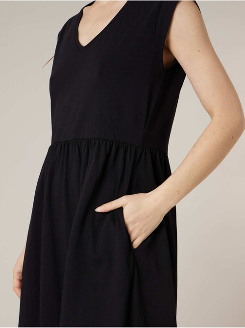 Robe évasée femme en 100% coton 'Deeluxe' - Kiabi