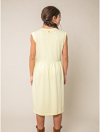 Robe évasée fille en 100% coton 'Deeluxe'