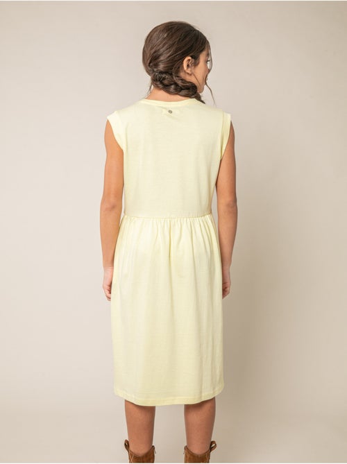 Robe évasée fille en 100% coton 'Deeluxe' - Kiabi