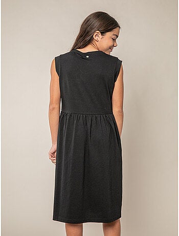 Robe évasée fille en 100% coton 'Deeluxe'