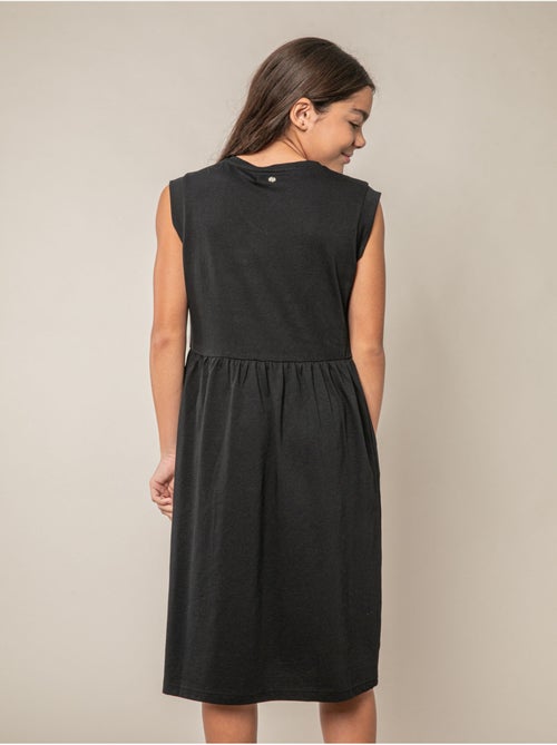 Robe évasée fille en 100% coton 'Deeluxe' - Kiabi