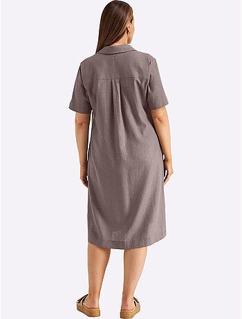Robe évasée Poches Latérales - Taille Standard - Sheego