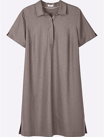 Robe évasée Poches Latérales - Taille Standard - Sheego
