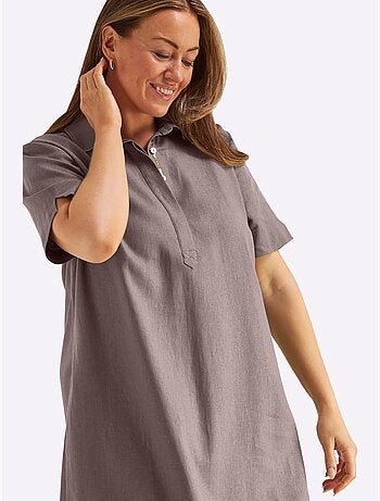 Robe évasée Poches Latérales - Taille Standard - Sheego