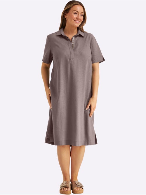 Robe évasée Poches Latérales - Taille Standard - Sheego - Kiabi
