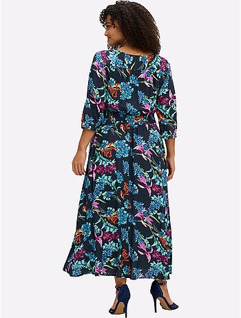 Robe évasée Viscose - Taille Standard - Sheego