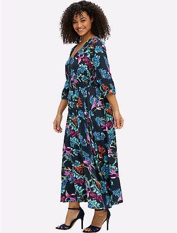 Robe évasée Viscose - Taille Standard - Sheego
