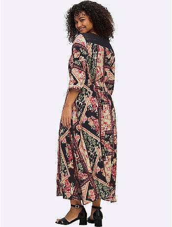 Robe évasée Viscose - Taille Standard - Sheego