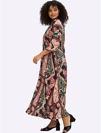 Robe évasée Viscose - Taille Standard - Sheego