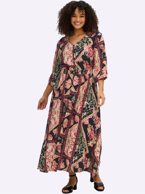 Robe évasée Viscose - Taille Standard - Sheego - Kiabi