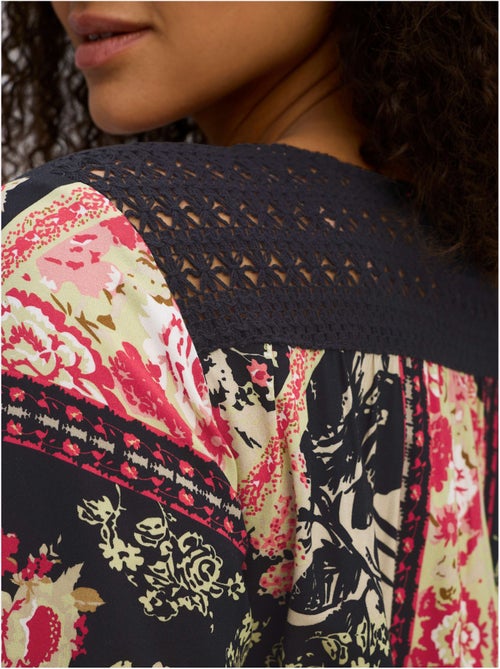 Robe évasée Viscose - Taille Standard - Sheego - Kiabi