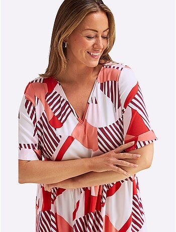 Robe évasée Viscose - Taille Standard - Sheego