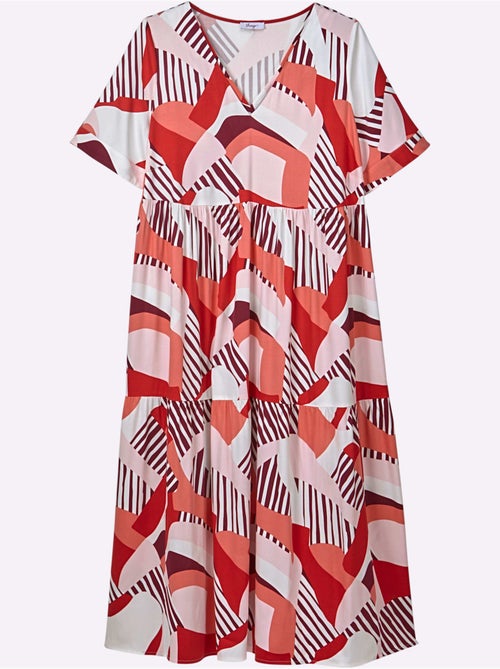 Robe évasée Viscose - Taille Standard - Sheego - Kiabi