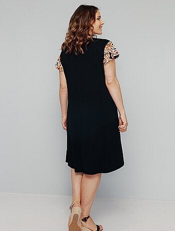 Robe fantaisie maille extensible - Afibel