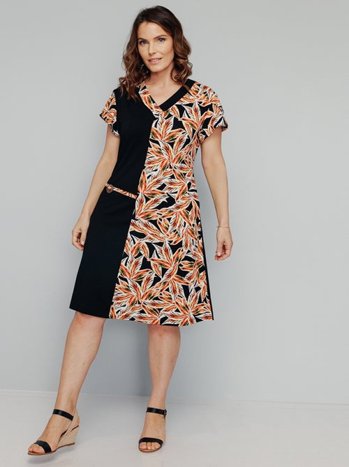 Robe fantaisie maille extensible - Afibel - Kiabi