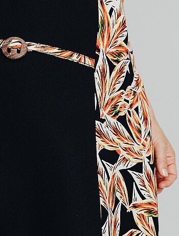 Robe fantaisie maille extensible