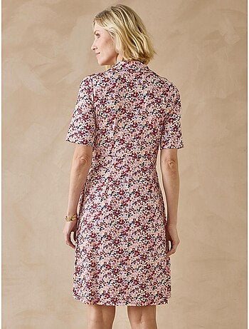 Robe faux portefeuille en maille - DAXON