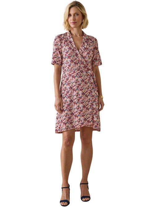 Robe faux portefeuille en maille - DAXON - Kiabi