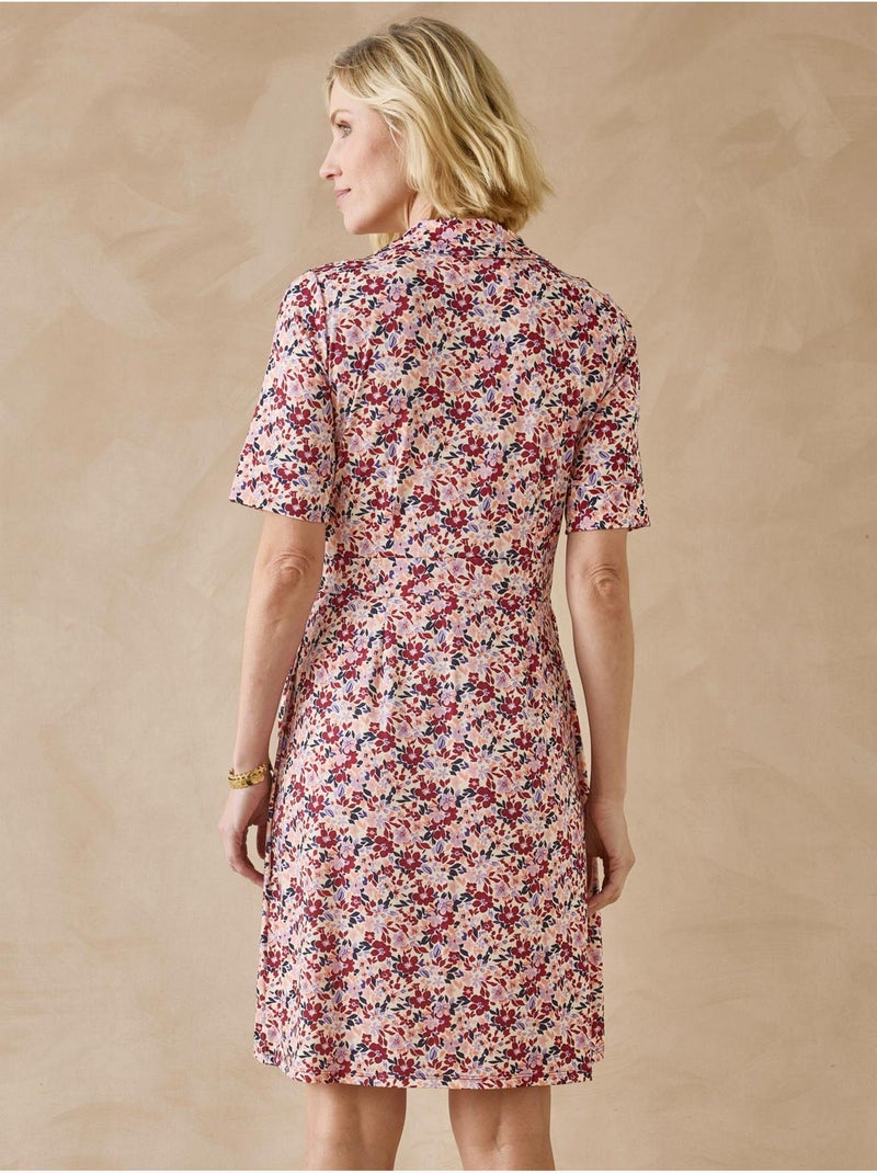 Robe faux portefeuille en maille - DAXON Parme - Kiabi