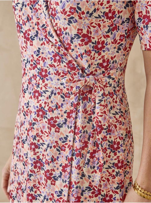 Robe faux portefeuille en maille - DAXON - Kiabi