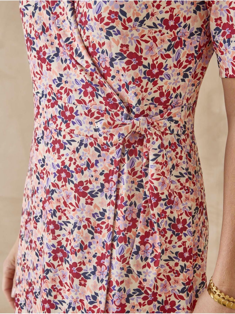 Robe faux portefeuille en maille - DAXON Parme - Kiabi