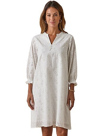 Robe femme broderie anglaise - DAXON