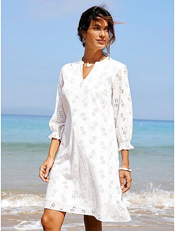 Robe femme broderie anglaise - DAXON