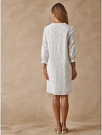 Robe femme broderie anglaise - DAXON