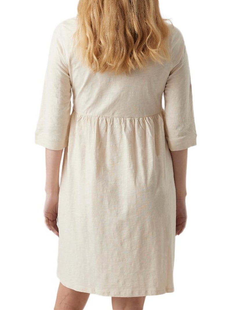 Robe Femme Mamalicious Beige - Kiabi