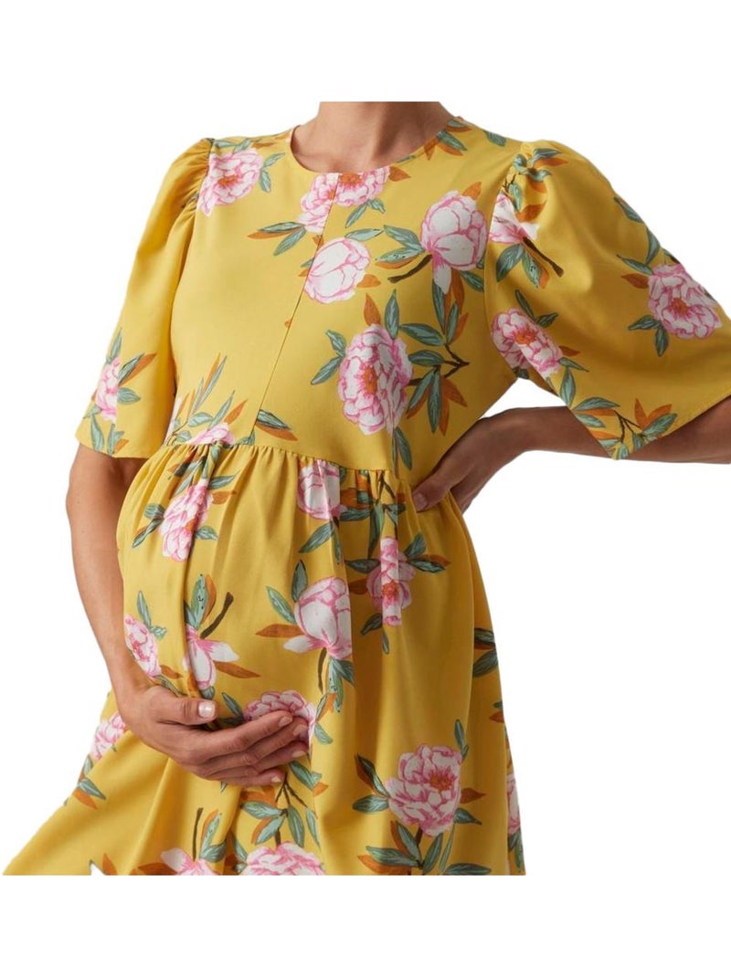 Robe Femme Mamalicious Jaune - Kiabi