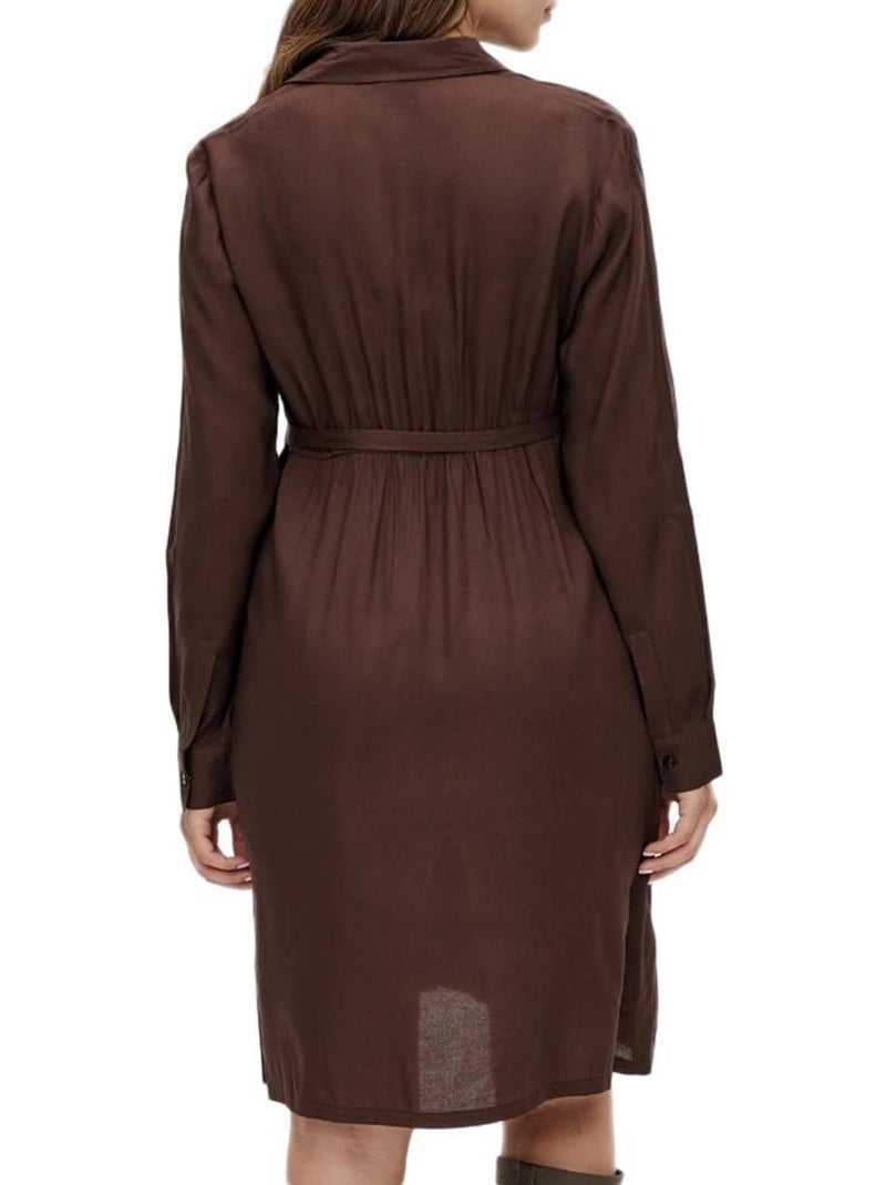 Robe femme mamalicious Marron cappuccino - Kiabi