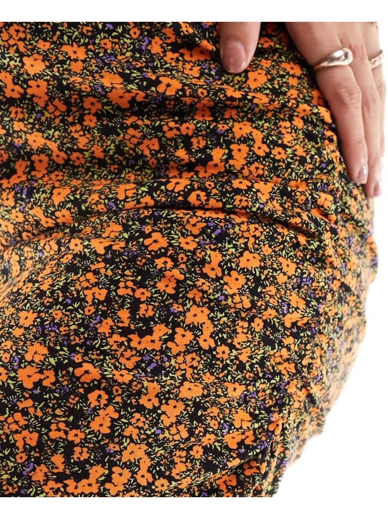 Robe Femme Mamalicious Orange - Kiabi