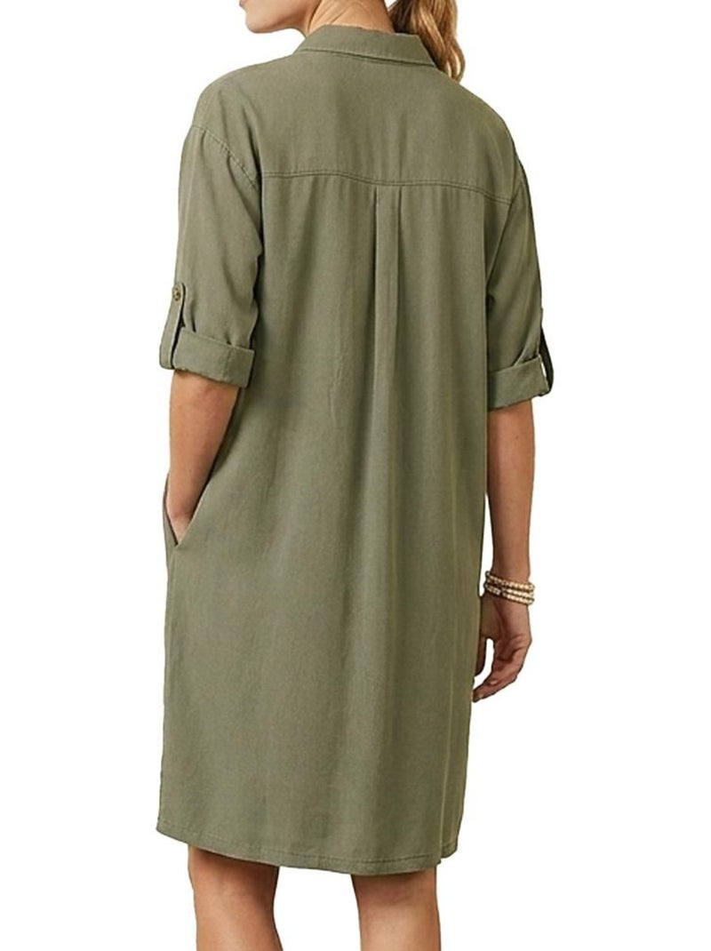 Robe Femme Teddy Smith Vert kaki clair - Kiabi