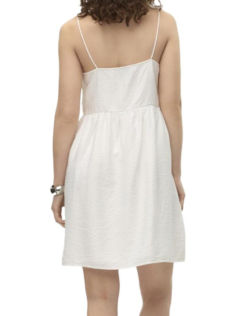 Robe femme vero moda Blanc - Kiabi